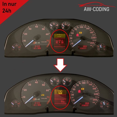 Audi 8d fis display - s4,